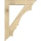 Ekena Millwork Balboa Traditional Rough Sawn Bracket w/ Offset Brace, Douglas Fir, 6"W x 28"D x 36"H BKT0604X28X36BOA01RDF - alternate 4
